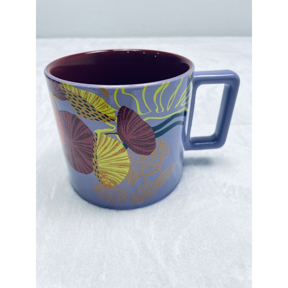 Starbucks Mug Lavender Purple‎ Wildflower Coffee 14oz